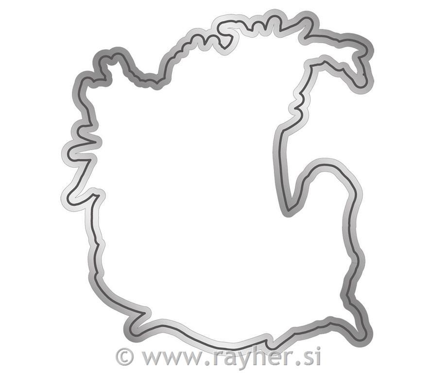 Rezalna šablona & Štampiljka, Equine Elegance