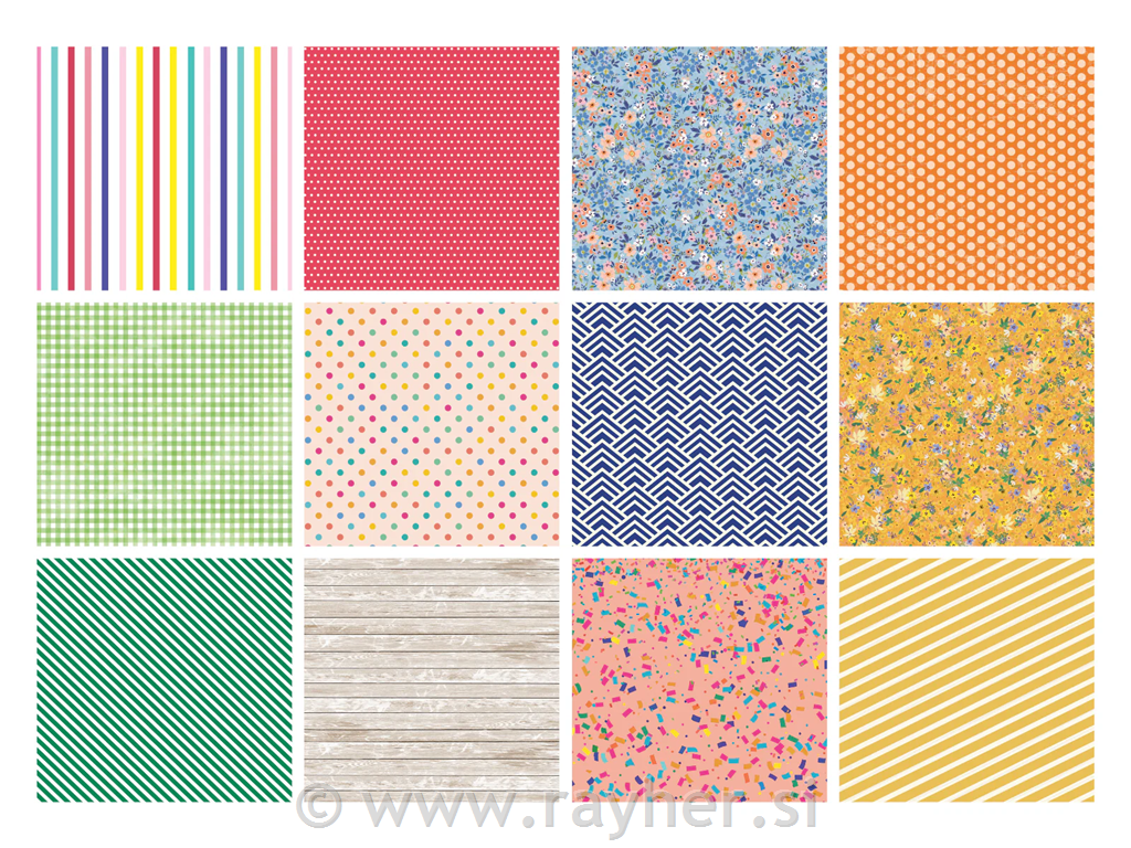 Set papira 15x15cm, Celebrate Good Times