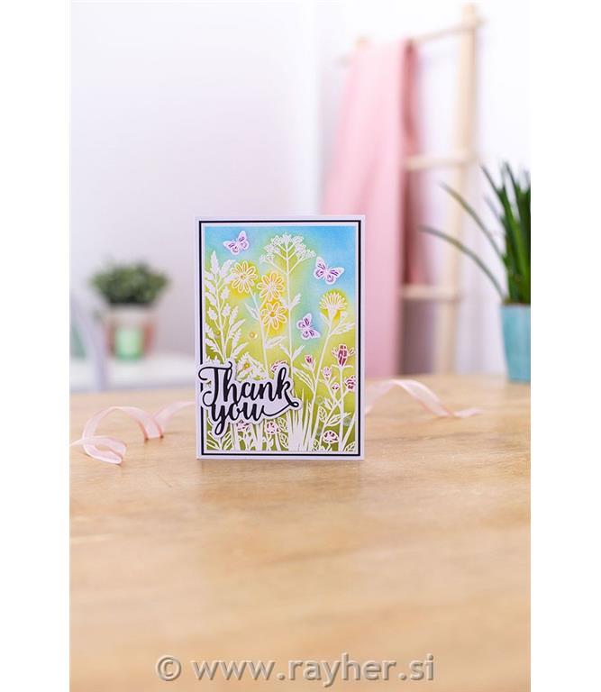Clear Stamp - Wild Flowers & Butterflies