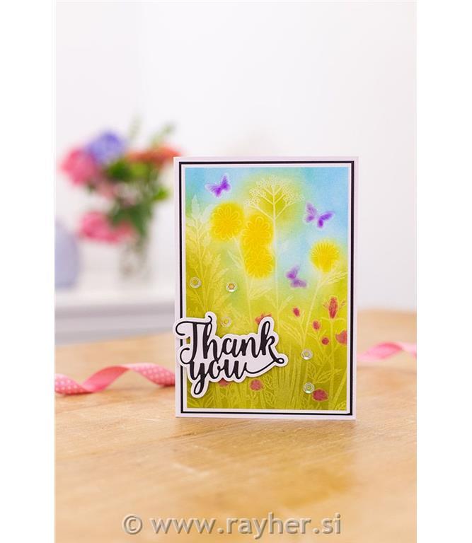 Clear Stamp - Wild Flowers & Butterflies