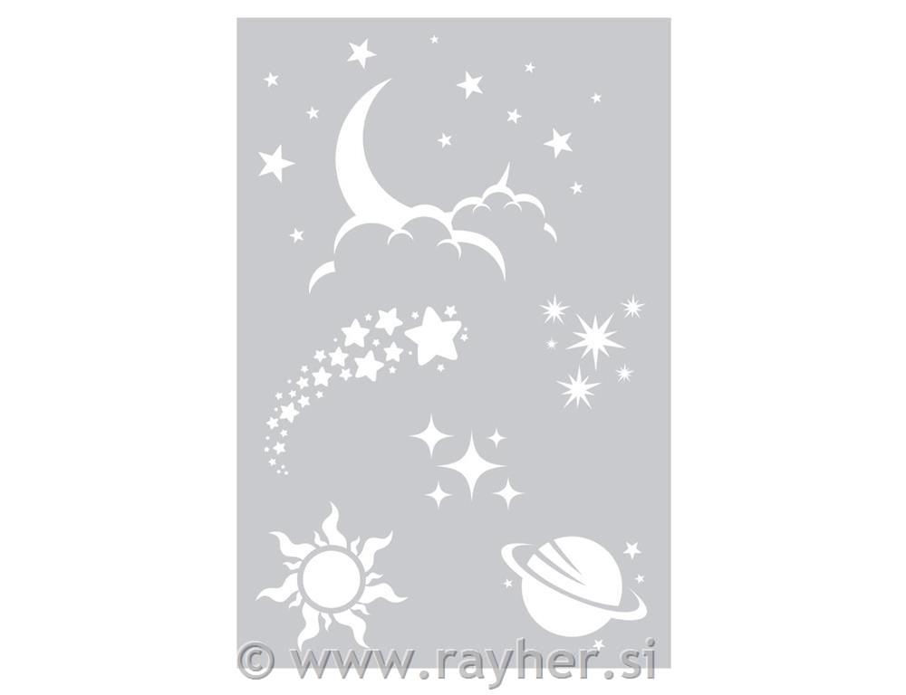 Šablone Starry Night, set 2