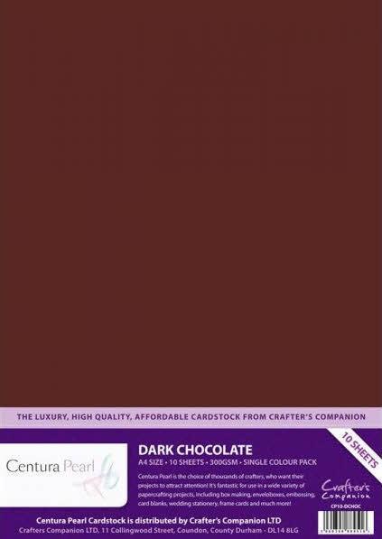 KARTON PERL ČOKOLADA A4,300gsm, SET 10