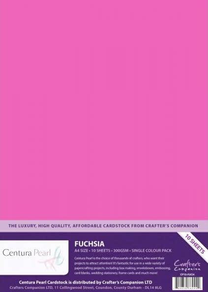 KARTON PERL FUKSIA A4, 300gsm, SET 10