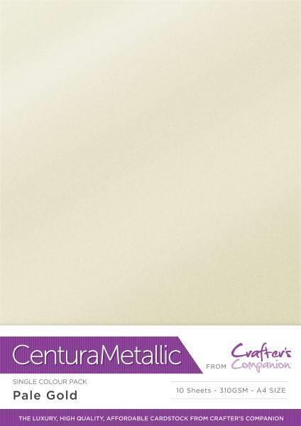 Kartoni Metallic Svetlo Zlati, set 10