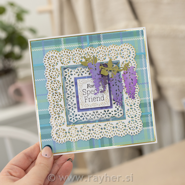 Rezač Nesting Die - Floral Lace Frames