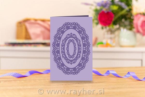 Rezač Nesting Die - Ornate Oval Frames