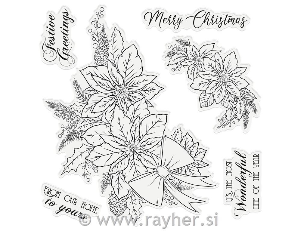 Rezači i pečati - Festive Poinsettia