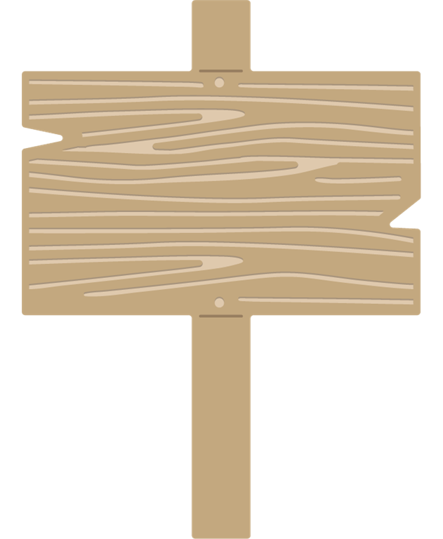 Fairy Garden Metal Die - Sign Post