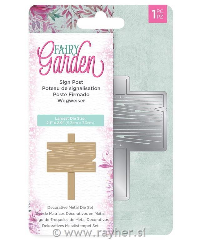 Fairy Garden Metal Die - Sign Post