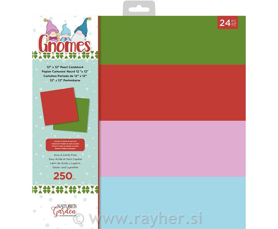 Set bisernih papira Gnome - 30.5x30.5cm