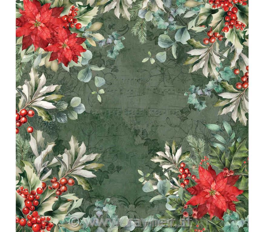 Set papira 30x30cm, Holly & Ivy