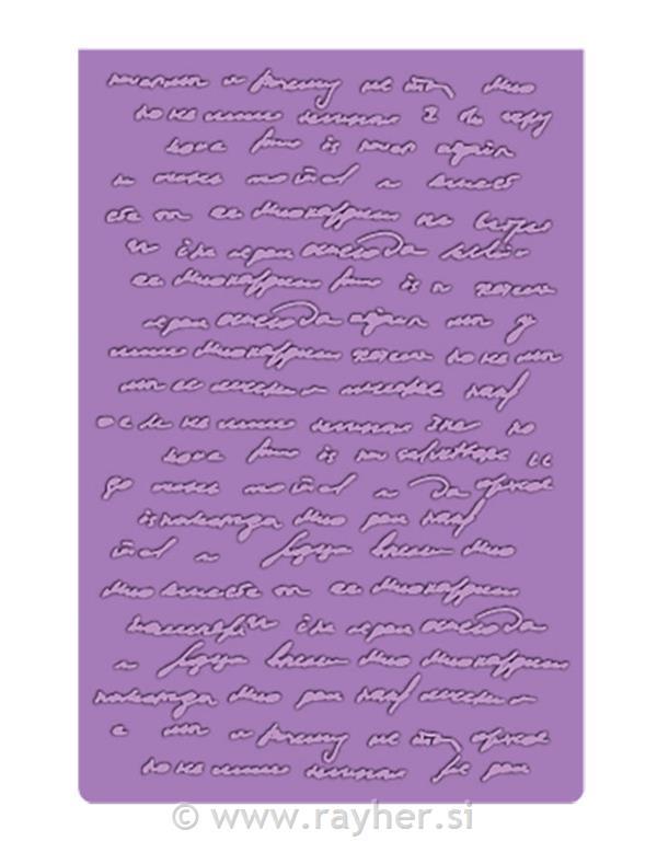 Teksturna ploča - Handwritten Letter