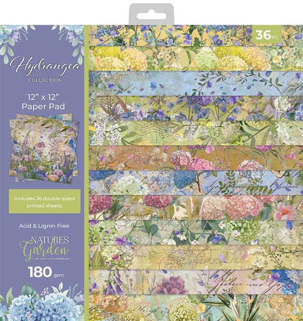 Set papira 30x30cm, Hydrangea