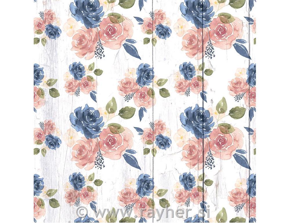 Set pergament papira,Rose Garden,30x30cm