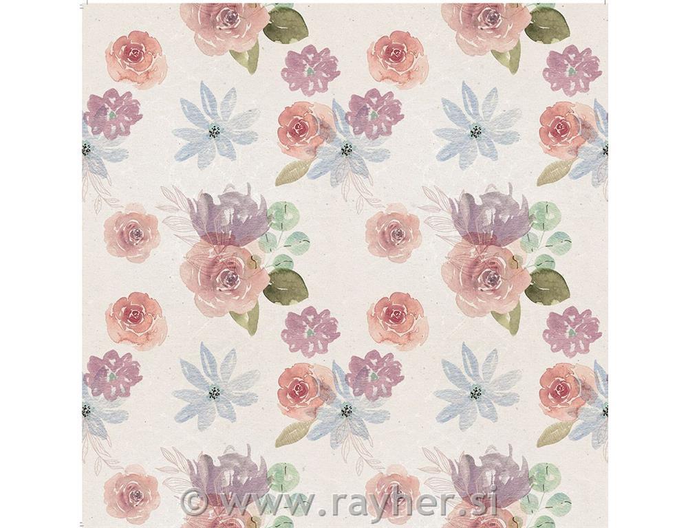 Set pergament papira,Rose Garden,30x30cm