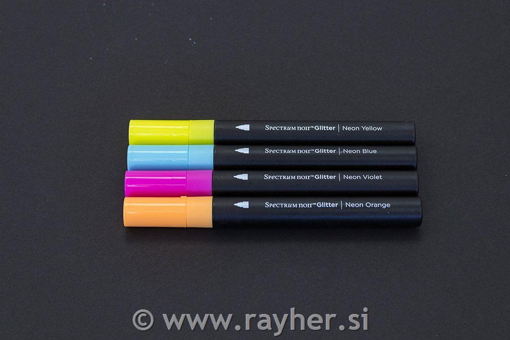 Markeri Spectrum Noir Glitter Neon Light