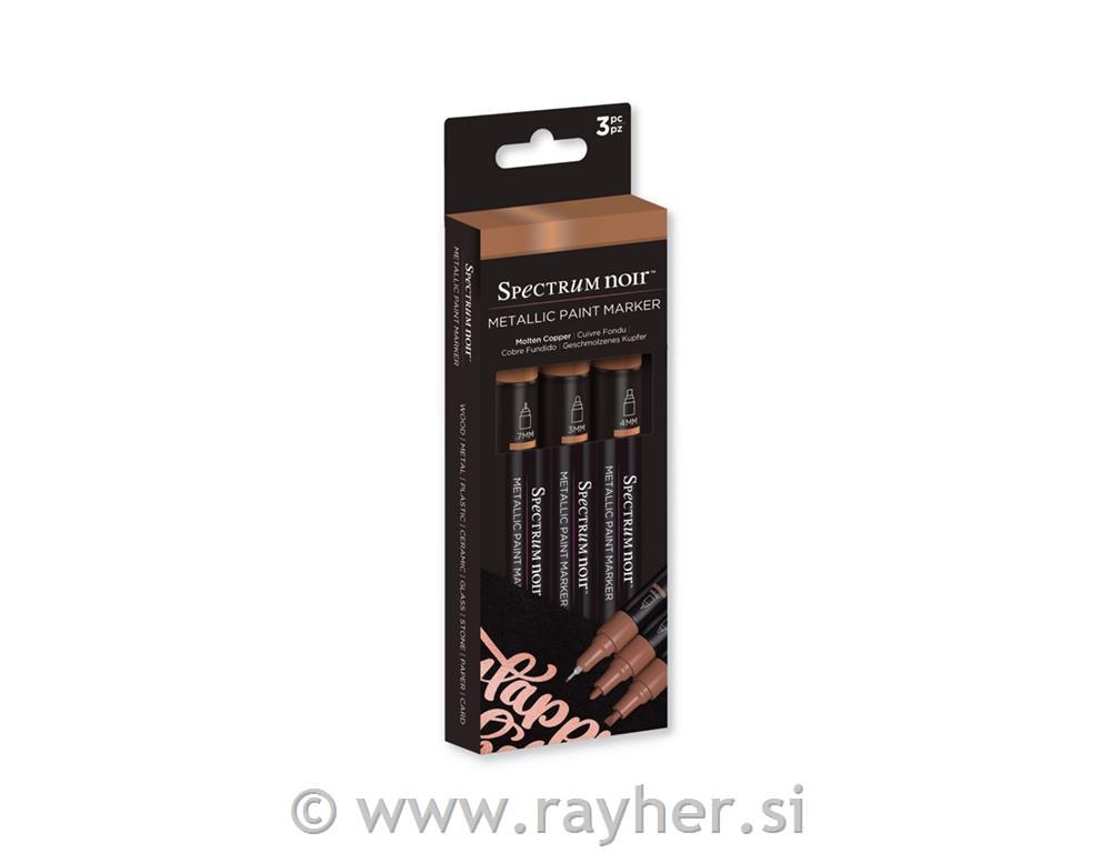 Set flomastrov Metallic Paint Marker - Molten Copper