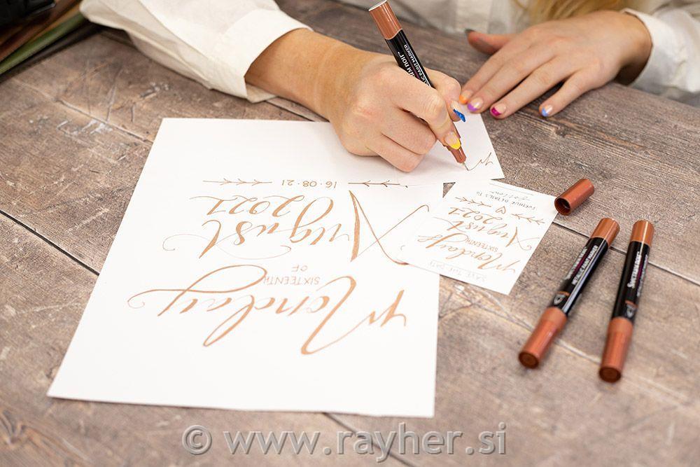 Set flomastrov Metallic Paint Marker - Molten Copper