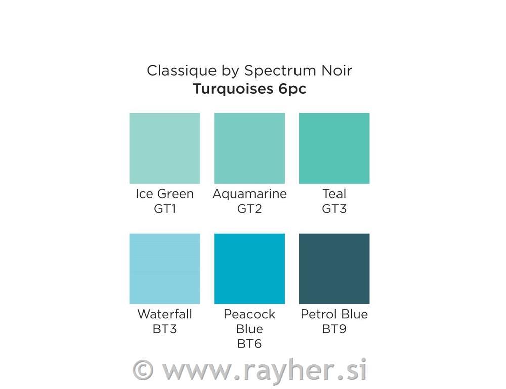 Flomasteri Spectrum Noir , set 6