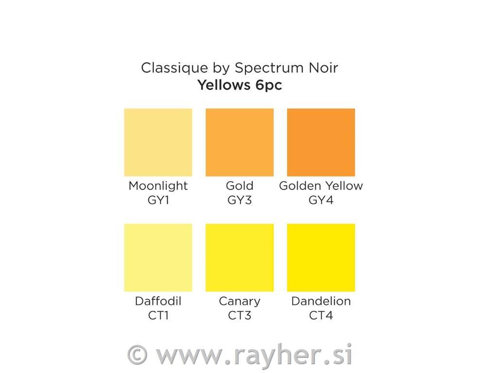 Flomasteri Spectrum Noir , set 6