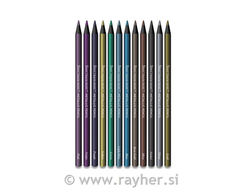 Bojice Spectrum Noir Metallic, set 12