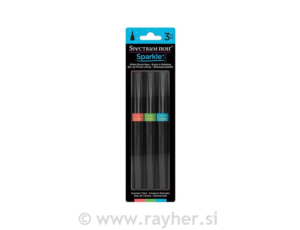 Flomasteri Spectrum Noir Sparkle, set 3,Summer Time