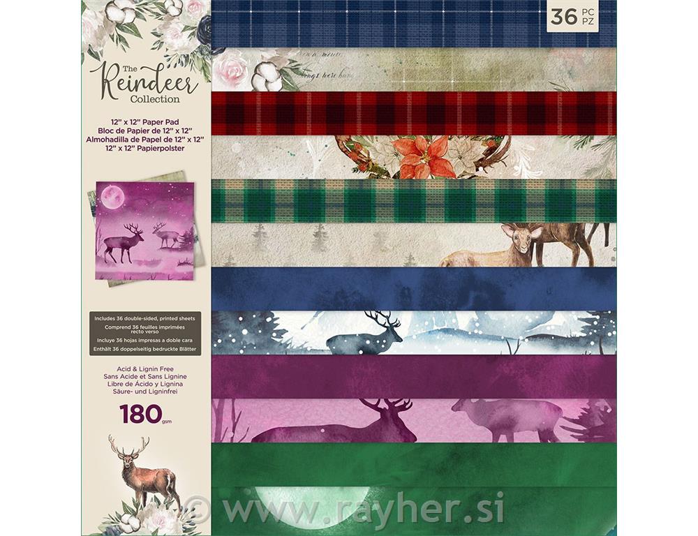 Set papira 30x30 The Reindeer Collection