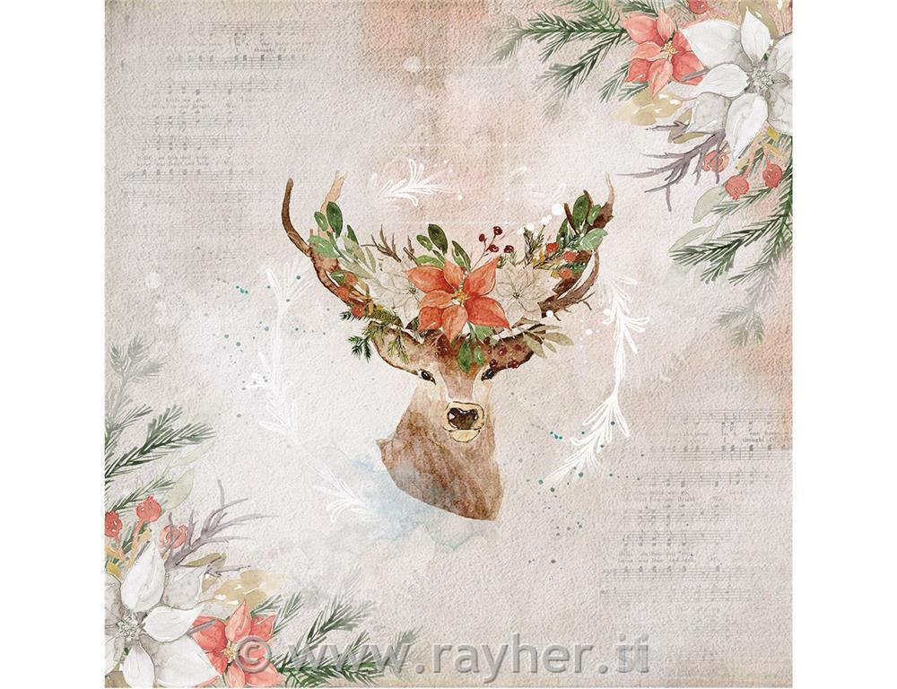 Set papira 30x30 The Reindeer Collection