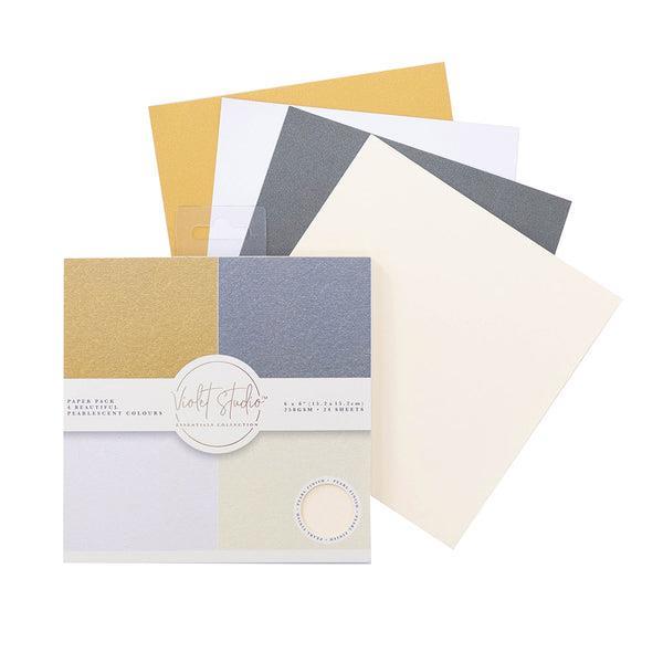 Set papira 15x15cm, Pearlescent