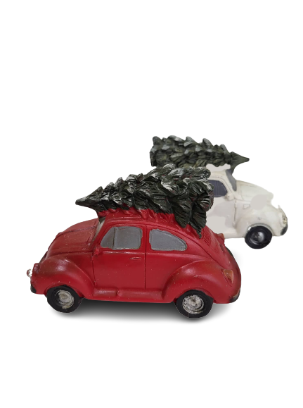 Snježna smreka auto sa svjetlom