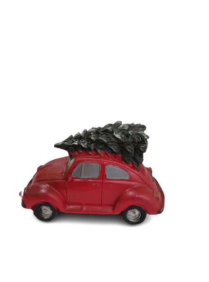 Snježna smreka auto sa svjetlom