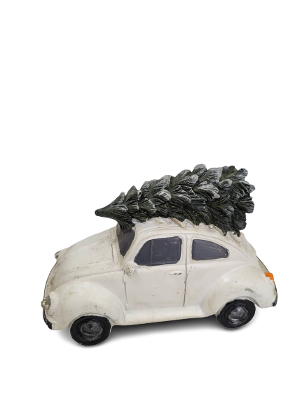 Snježna smreka auto sa svjetlom