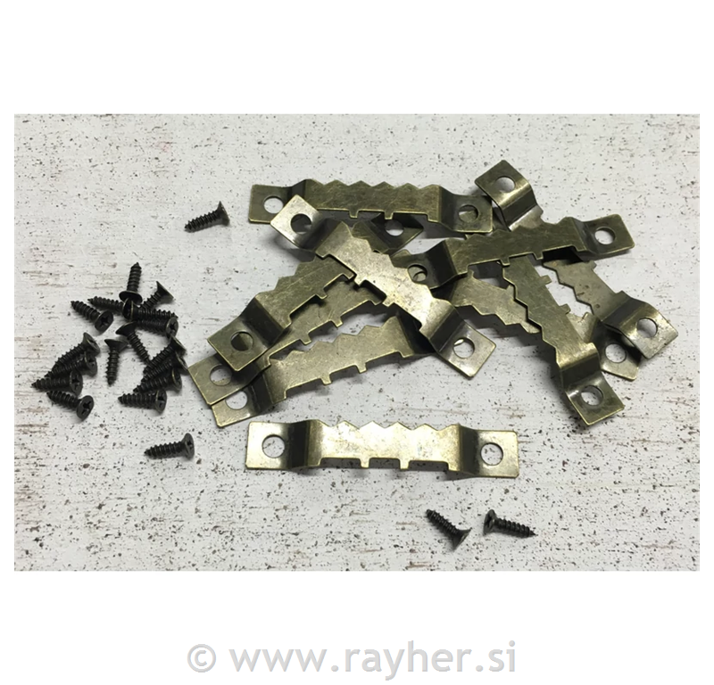 Metalna vješalica 4,5x0,8cm, 10 kom