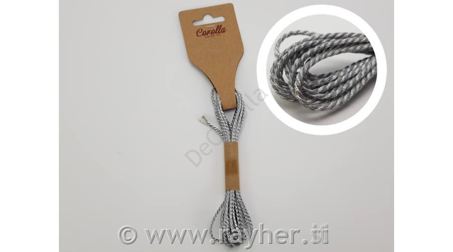 Vrvica srebrna, 2mm, 3m