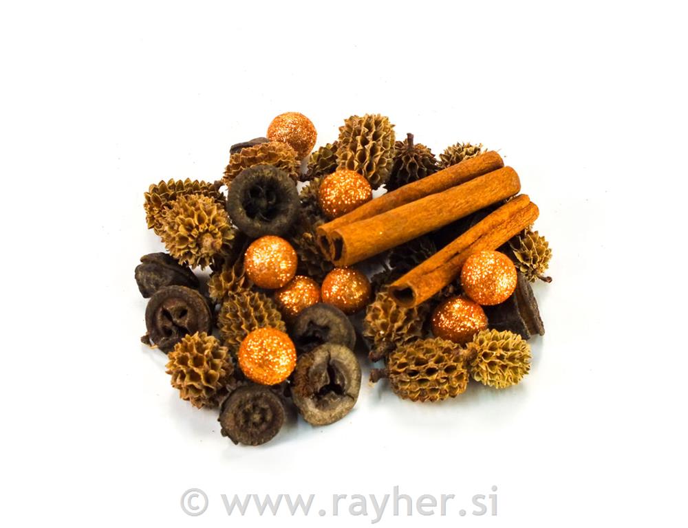Paket za dekor, natur+cimet