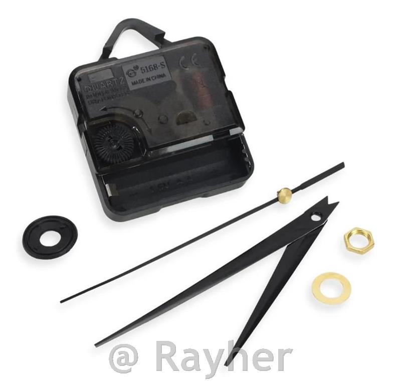 Clock mechanism + hands "Classic"