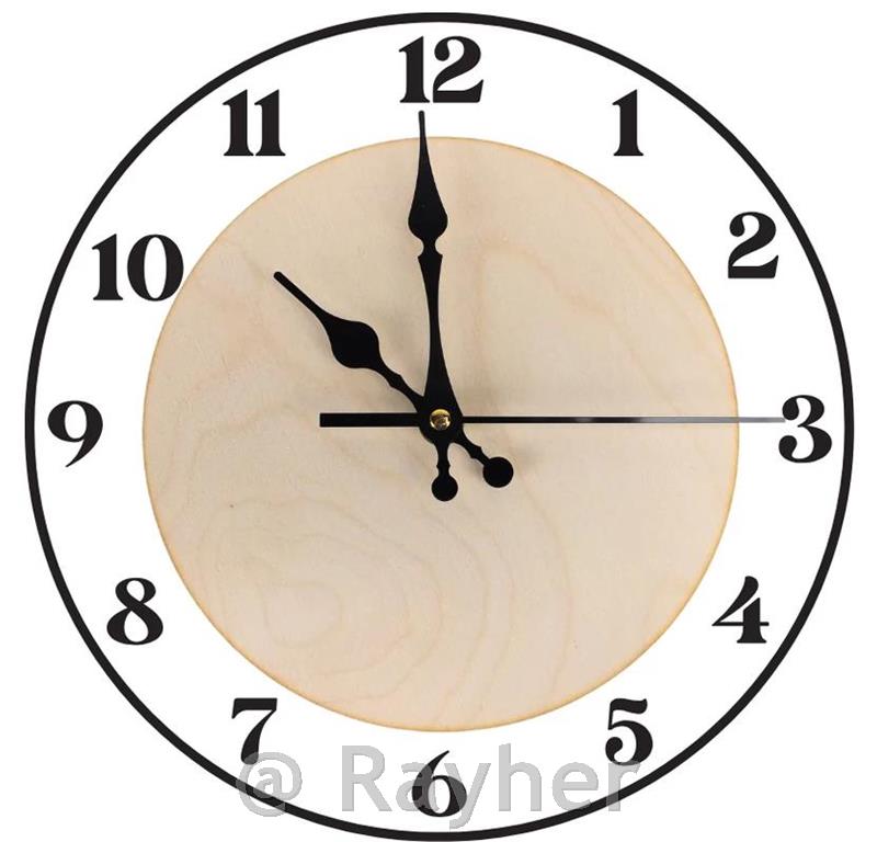 Clock mechanism + hands "Classic bubble"