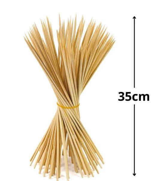 Drvene štapiće 35 cm, 3 mm, 100 kom