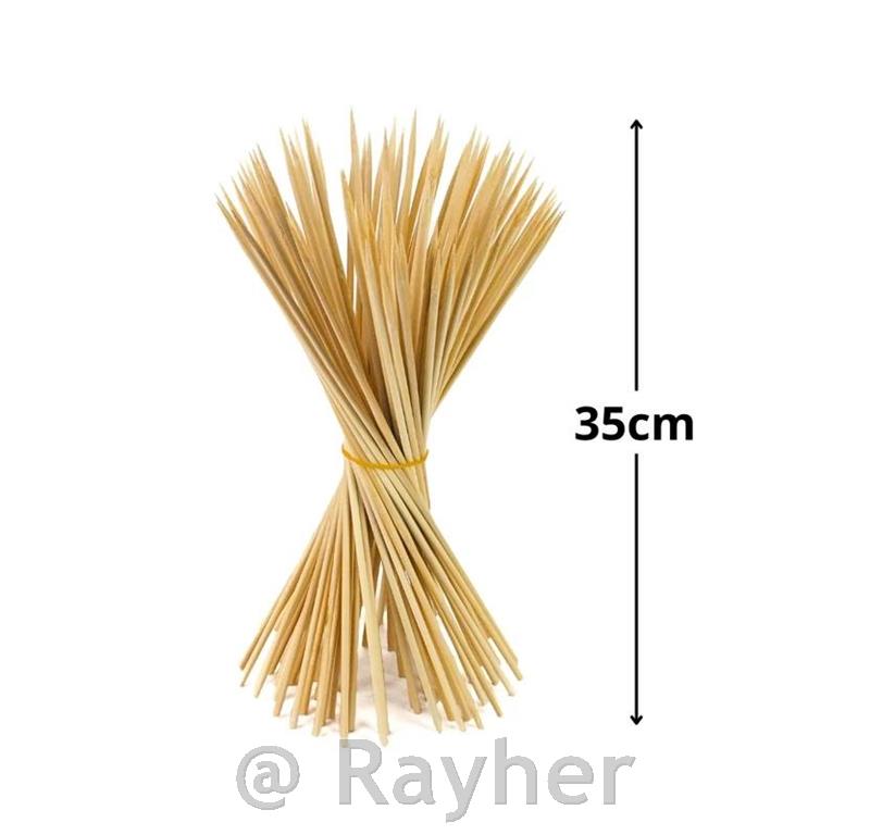 Wooden sticks 35cm, 4mm, 50pcs