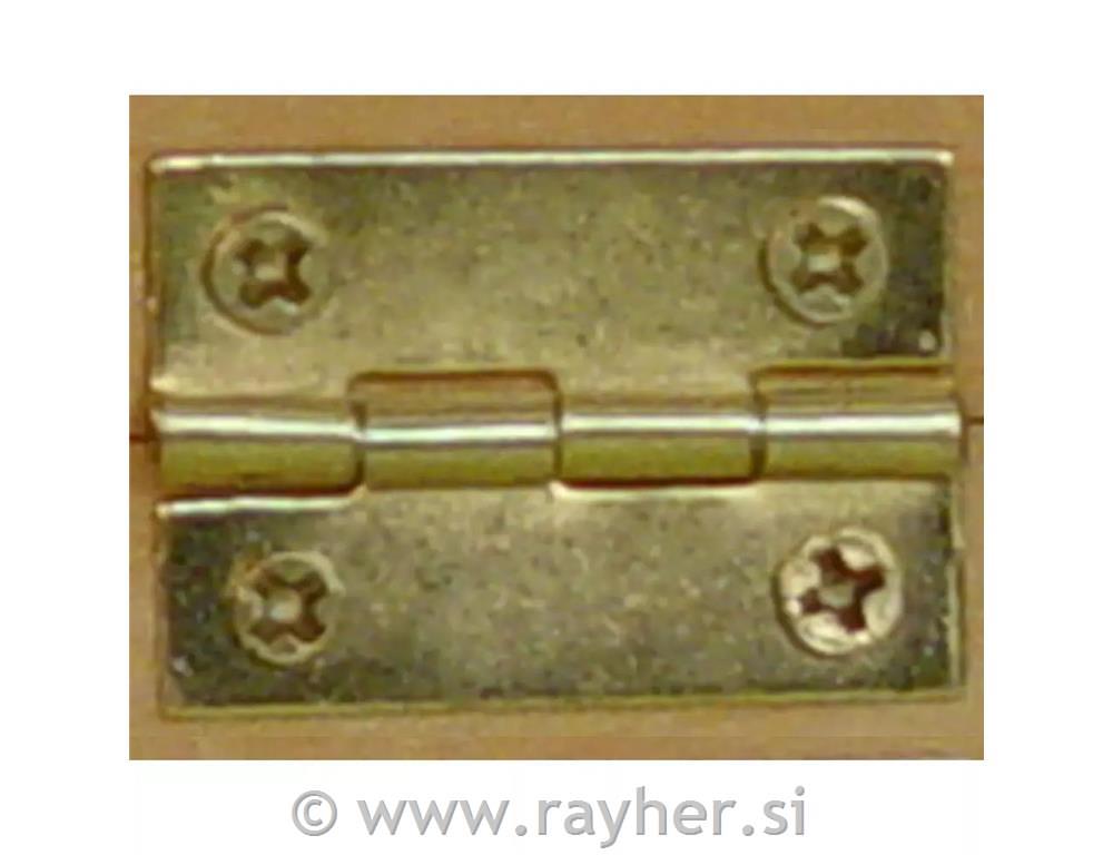 Šarke zlatne 1,7x2,5cm, 10kom