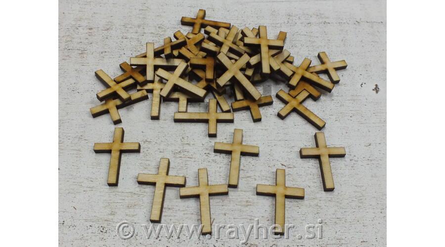 Drveni križ, 3cm, set 10