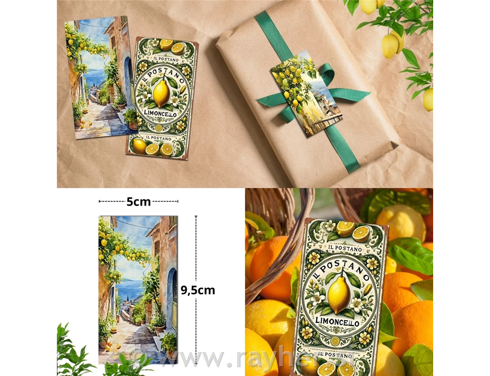Drveni ukrasi, Limoncello, set 3