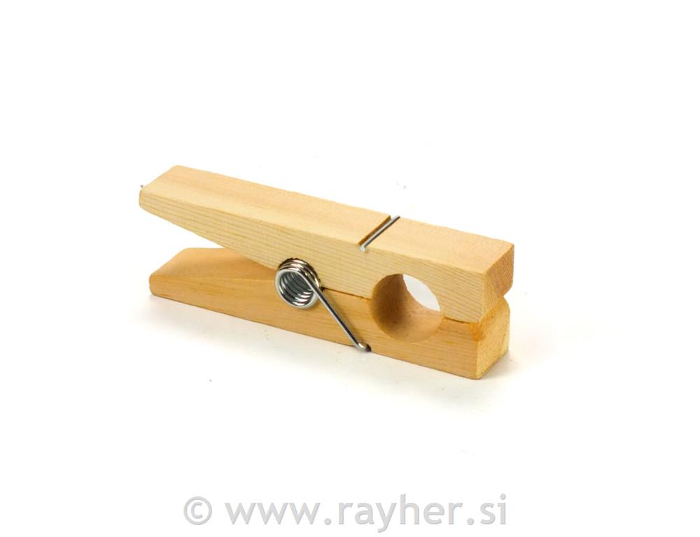 Lesena ščipalka XL, 14cm