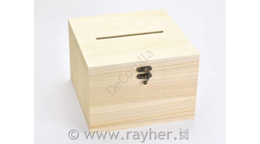 Lesen škatla z režo, 20x20x14cm