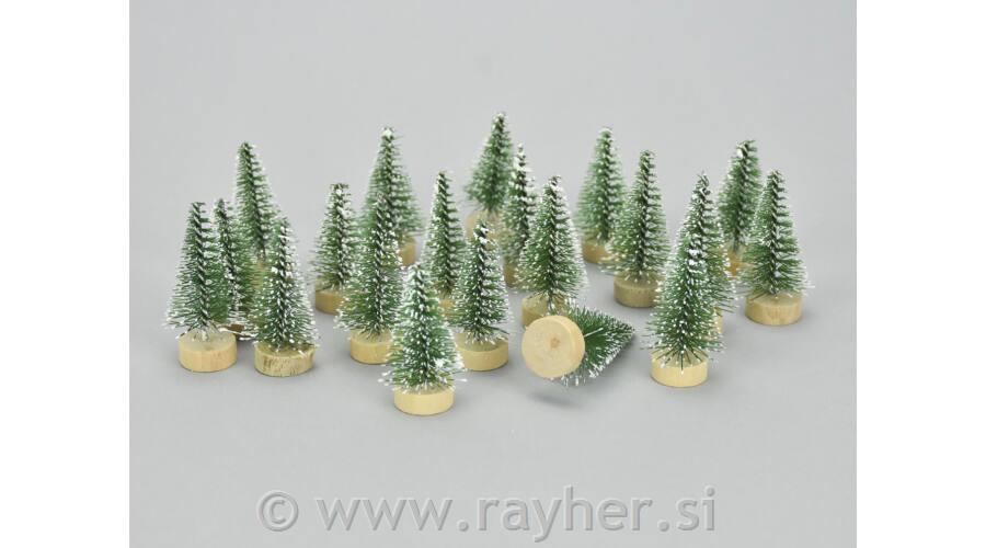 Smreka zasnežena, 4cm, 1 kos