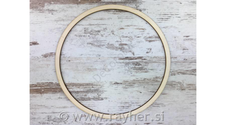 Drveni obruč, 25cm, debljina 10mm, 3mm p