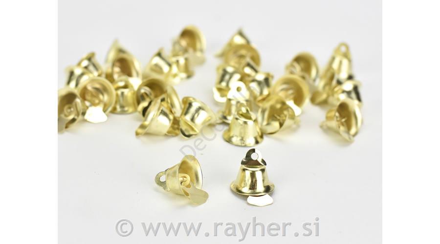 Zvončići, zlatni, 1.5 cm, set 30