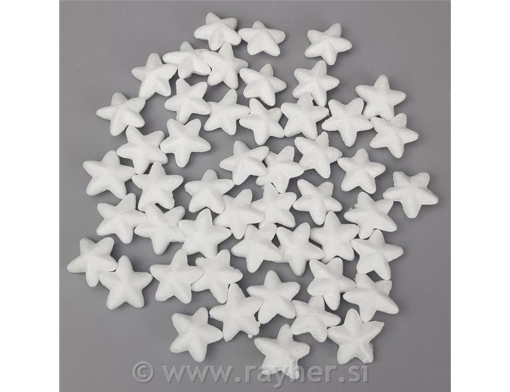 Zvjezdice od stiropora, 3cm, set 50