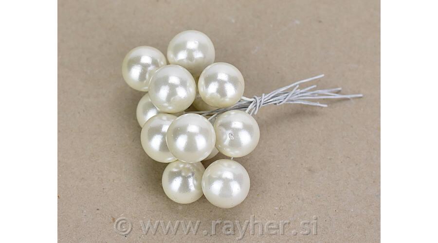 Bobice, biserno bijele, set 12