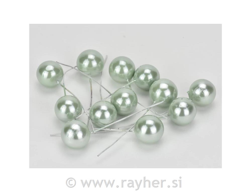 Bobice, zelene, 1.8cm, set 12